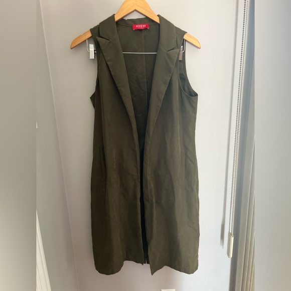 Guess Green Vest M - Picture 2 of 8